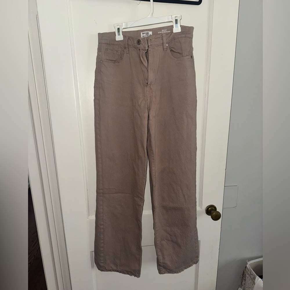 Kensie Women's High Rise Jeans - Tan